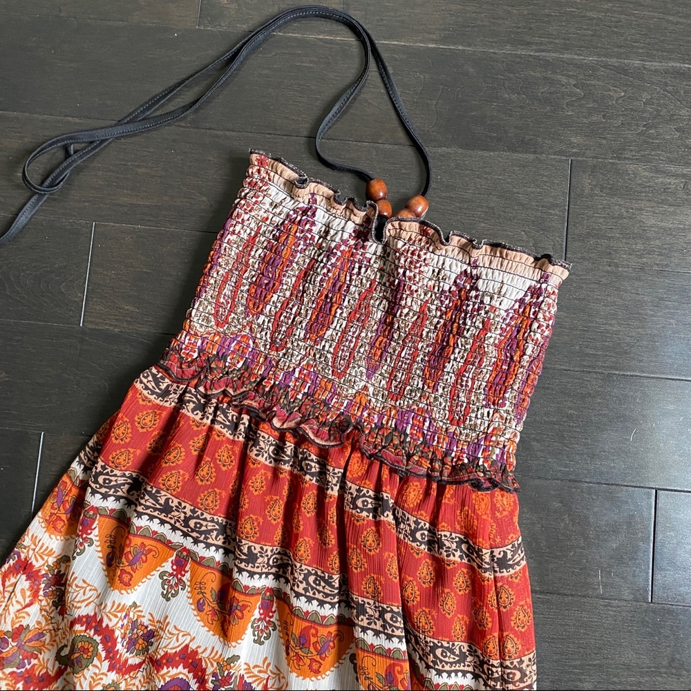 Le Chateau Multicolor Paisley Maxi Dress - Picture 7 of 10